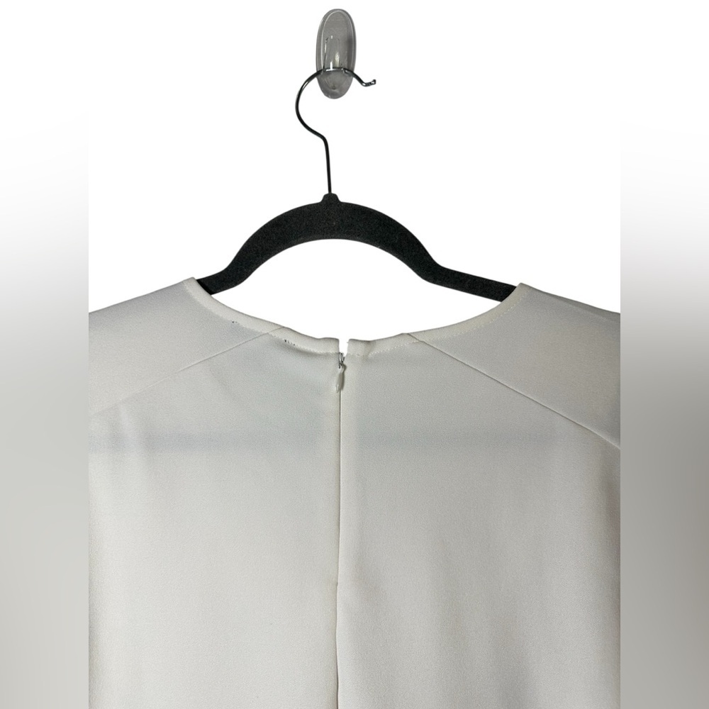 Ann Taylor Petite Women’s White 3/4 Sleeve Blouse XSP - Picture 7 of 7